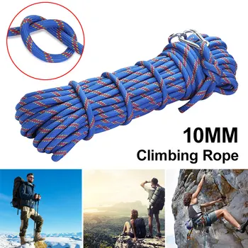 10M/15M/20M/30M Climbing Rope Outdoor Rescue Rope Climbing Safety Rope Paracord Insurance Escape Rope Hiking Survival Tool 1