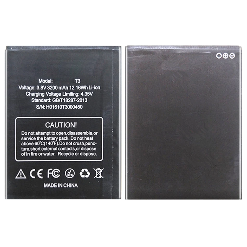 

3200mAh Battery For Doogee T3 T 3 Batteries