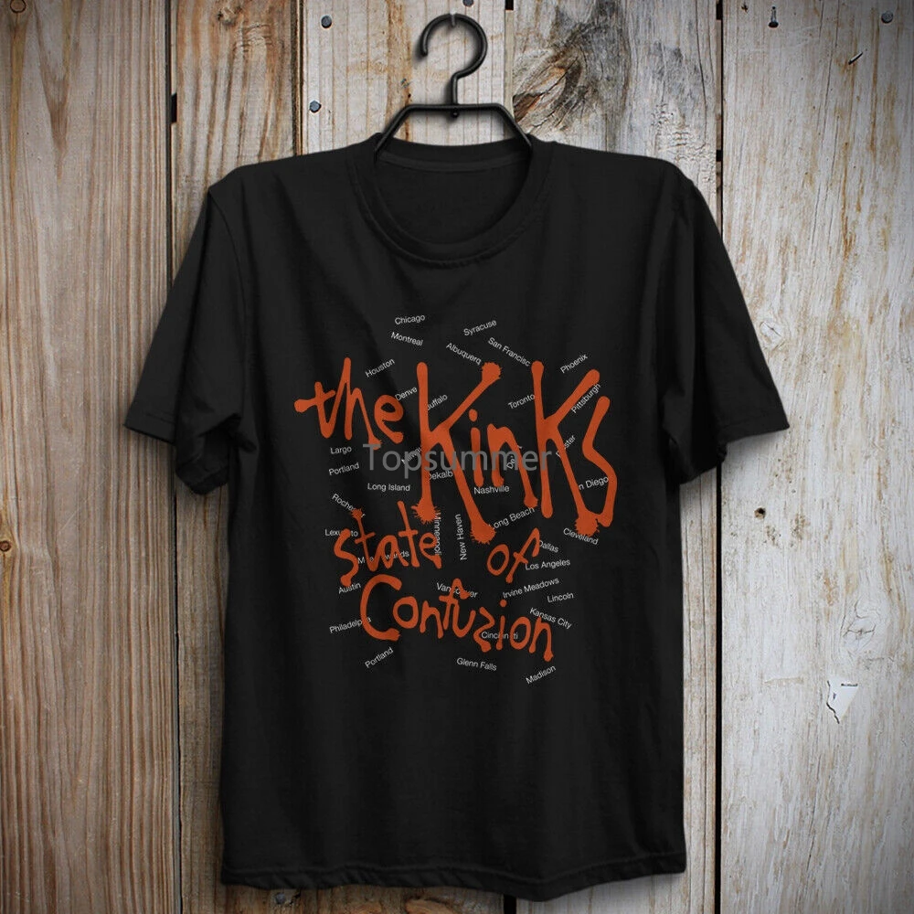 

State Of Confusion The Kinks Come Dancing Heart Of Gold Rock Labour Of Love Tee
