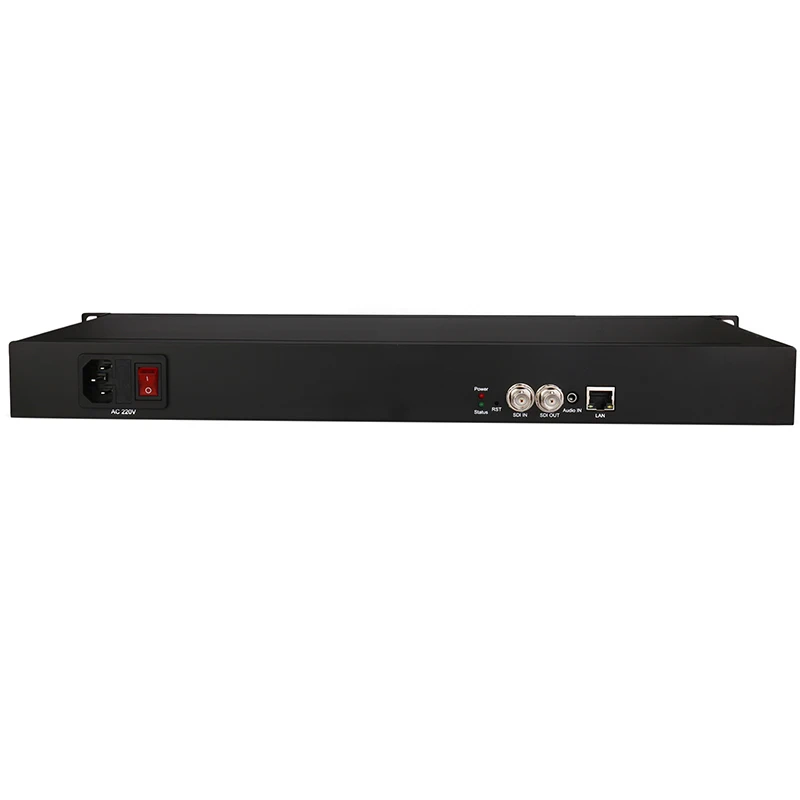 

1U Single Channel Rack-mounter H.265 RTMP RTSP ONVIF HD/SD/3G SDI to IP Streaming video Encoder