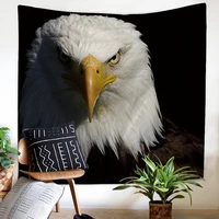 eagle wild animal poster tapestry wall hanging cloth retro decorative banner flag canvas painting wall sticker mural home decor