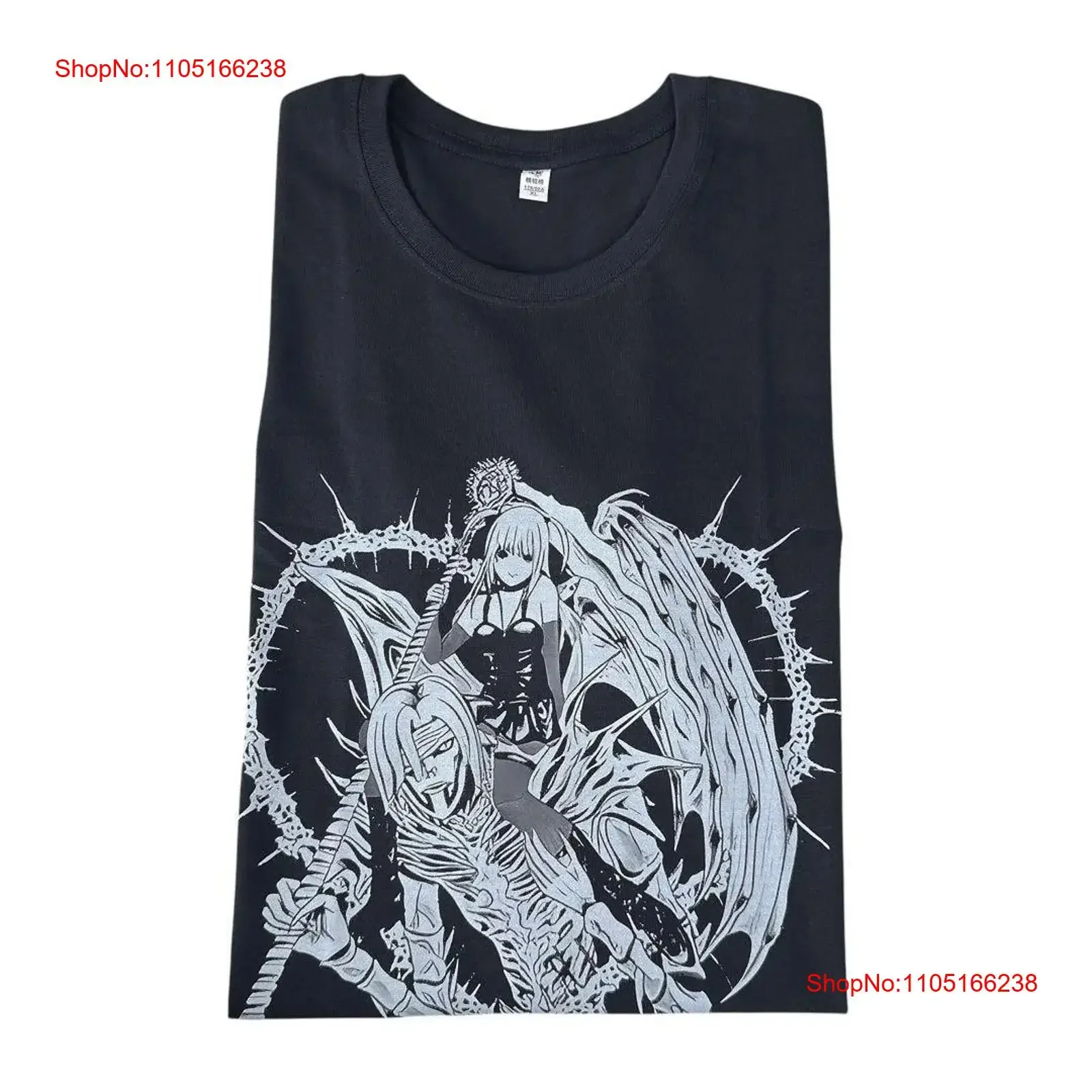 Фото Футболка Death Note, черная, размер XL, Misa Rem, аниме-фильм J17116, винтажная, дышащая, мягкая, удобная, модная, слегка №1