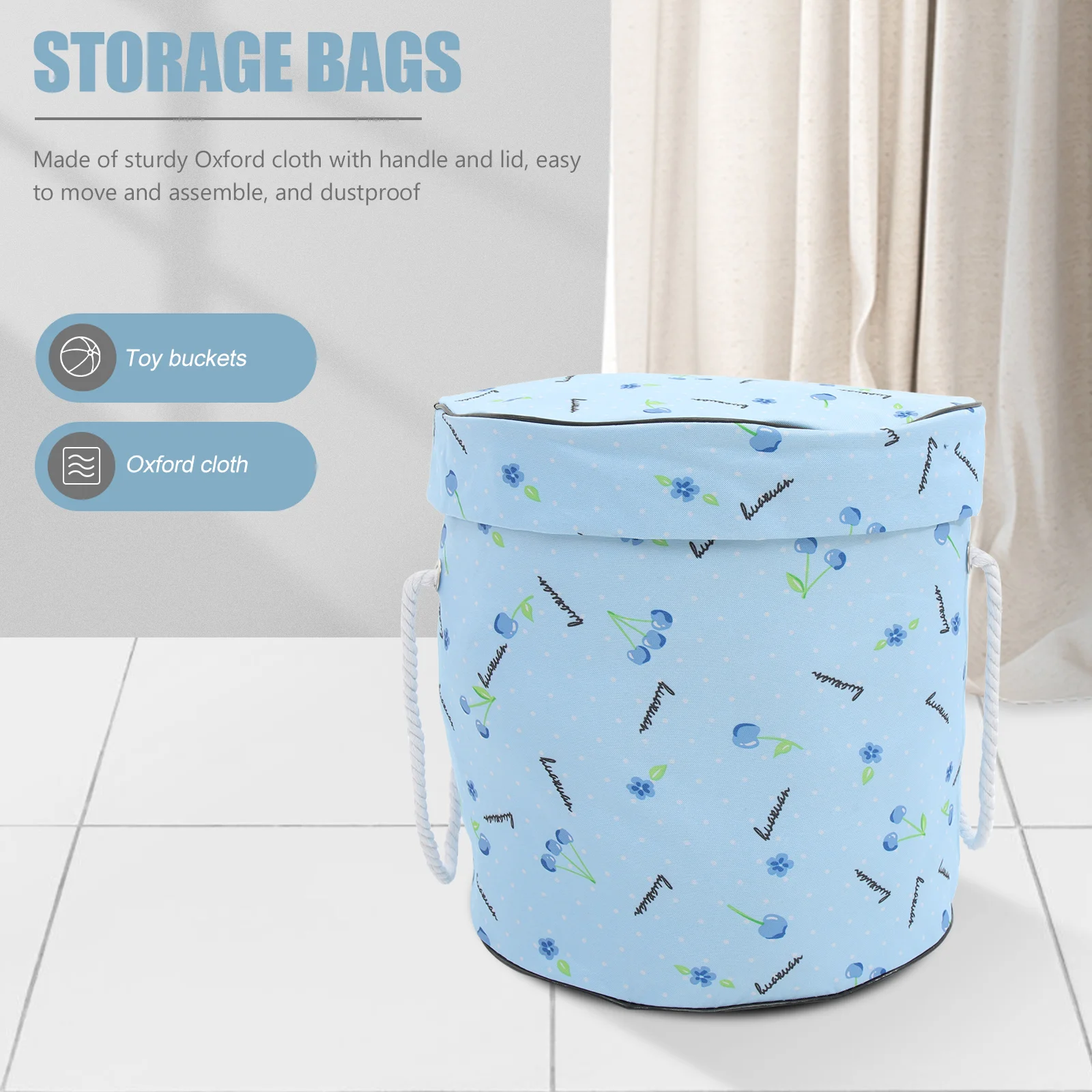 

Basket Laundry Storage Hamper Clothes Fabric Dirty Toy Organizer Bins Mat Foldable Bin Folding Container Washing Gym Activity