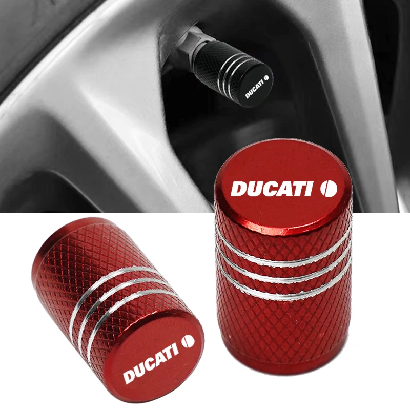 

For DUCATI MONSTER 696 796 M1200S 821 848 1098 1199 1299 659 656 Motorcycle CNC Aluminum Tire Valve Air Port Stem Cover Caps
