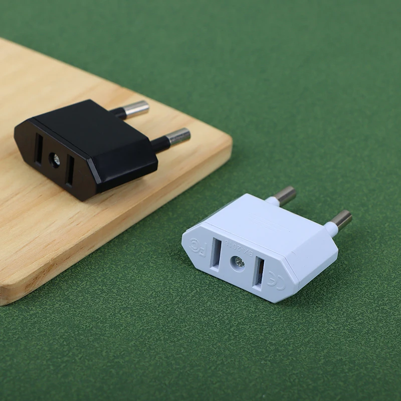 

2Pcs EU Adapter Travel Converter Adapter American China US To EU Plug Euro Plug Electrical Adapter AC Electrical Socket