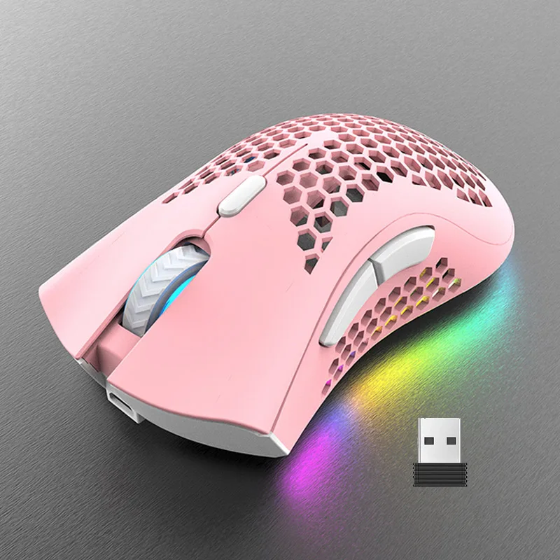 wireless mouse rechargeable mause gamer gaming mouse computer led light rgb mice wireless mouse for laptop gaming office mice free global shipping