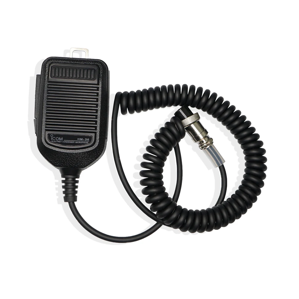 8 Pin Car Radio Microphone Speaker HM-36 Hand Mic for ICOM IC-718 IC-775 IC-7200 IC-7600 IC-25 IC-28 Car Radio Mobile Radio