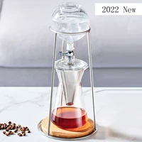 iced water drip coffee maker cold brew coffee maker drip coffee pot reusable glass filter tool espresso coffee maker coffeeware