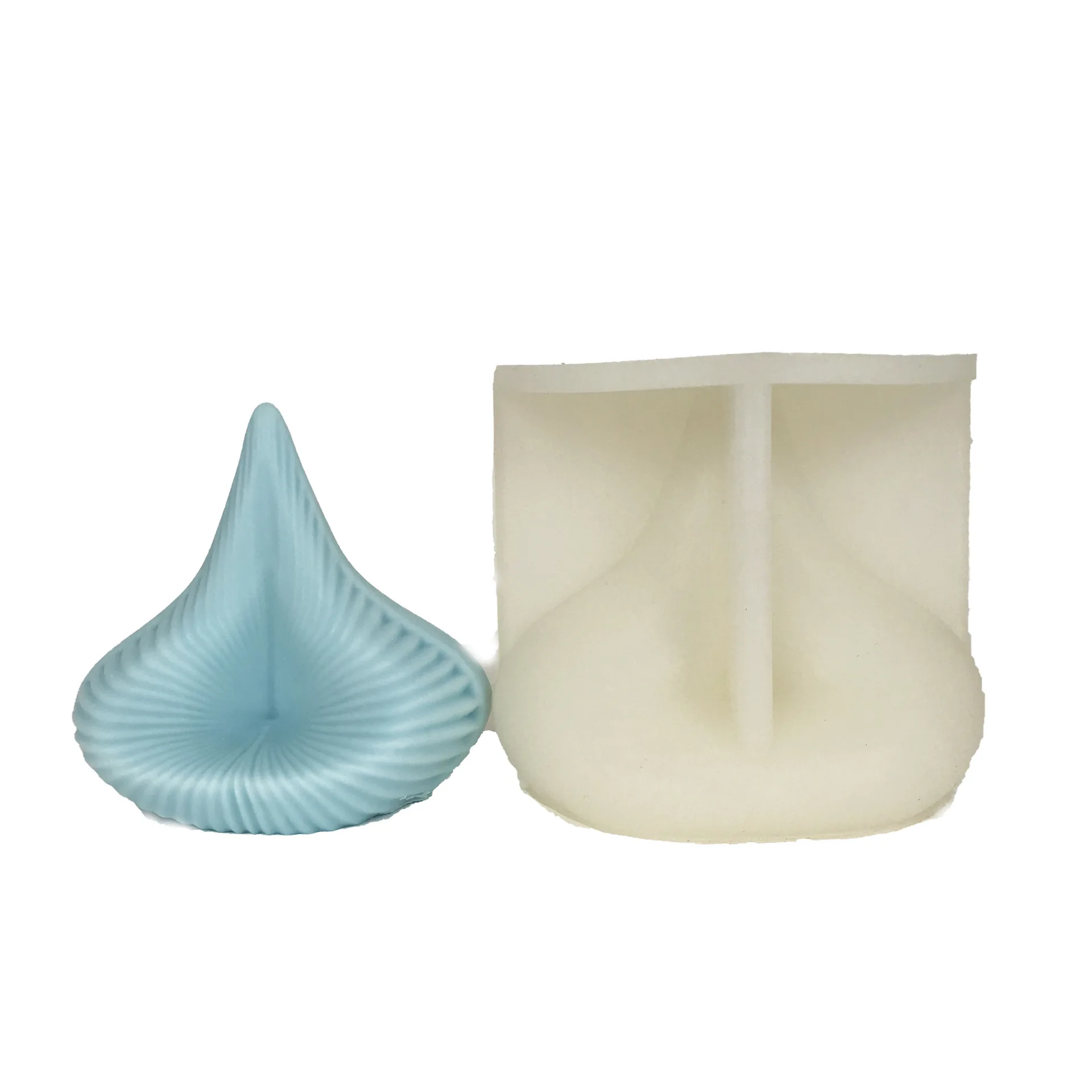 Пирамида спиральная Ароматизированная свеча силиконовая форма абстрактное