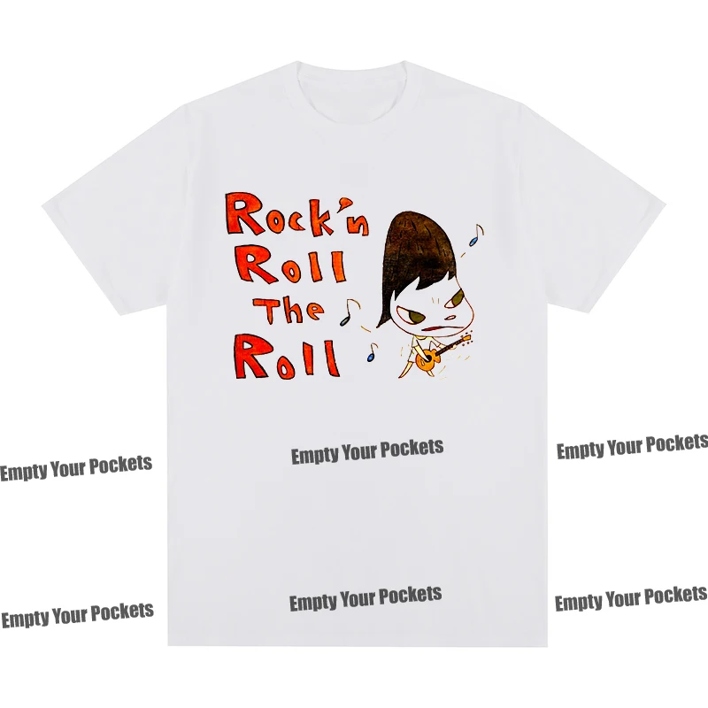 

Yoshitomo Nara rock Japanese Anime Cartoon t-shirt Cotton Men T shirt New TEE TSHIRT Womens