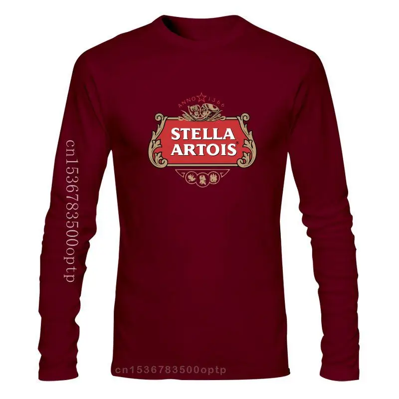 

FASHION New Stella ARTOIS BELGIAN LAGER-Beer Logo T-Shirt Men Shirt Grey White S-XXL- Show Original Title Short Sleeve Tee Shirt