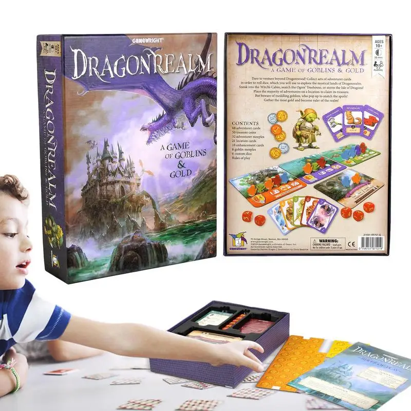 Dragonkingdom настольная игра захватывающая искусственная цивилизация построение стратегии карточная игра отличный праздничный подарок для друзей