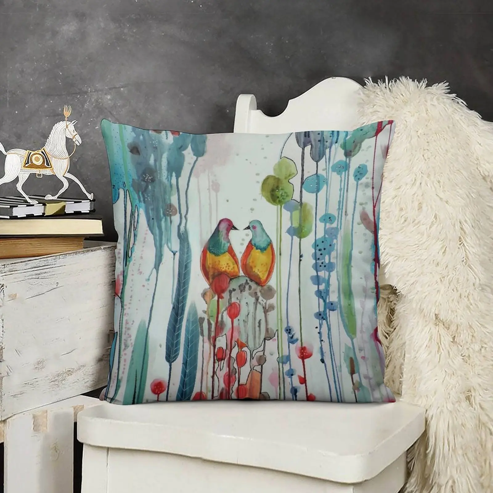 Ла-Белль история декоративная подушка чехол для дивана наволочка