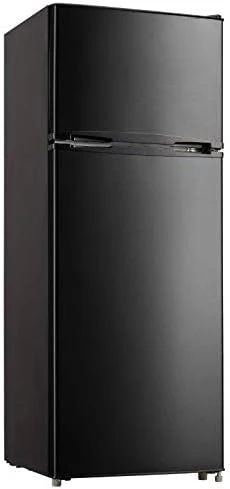 

RFR741-BLACK Apartment Size-Top Freezer-2 Door Fridge-Adjustable Thermostat Control-Black-7.5 Cubic Feet