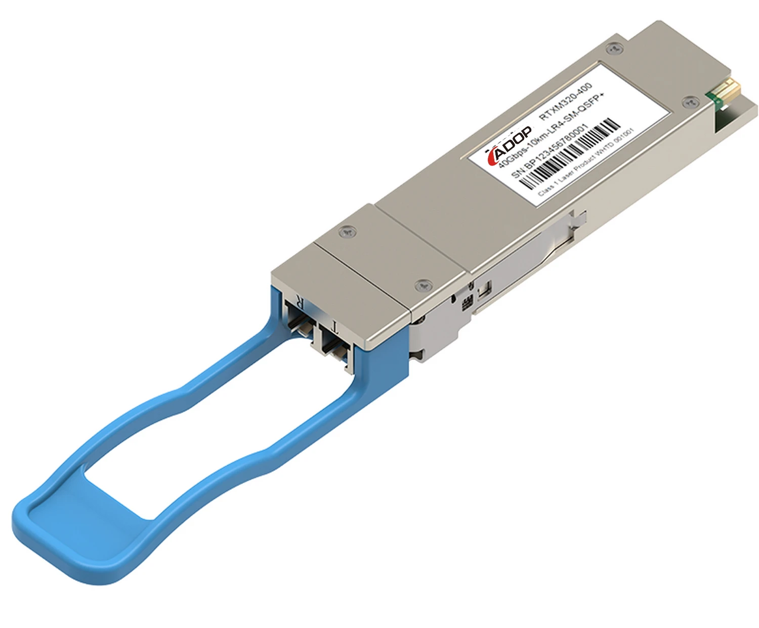 ADOP for Cisco QSFP-40G-PLRL4 Compatible 40GBASE-PLRL4 QSFP+ 1310nm 2km DOM MTP/MPO-12 SMF Optical Transceiver Module