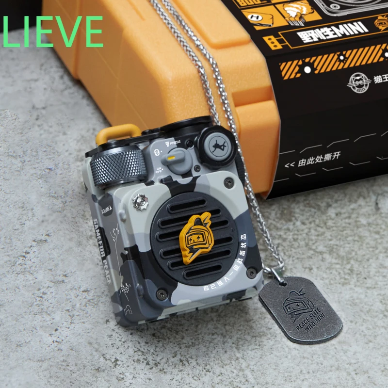 

Bluetooth беспроводной динамик, Мини Смарт металлический с радио, Дикий мир игры, камуфляж, ноутбук, AI