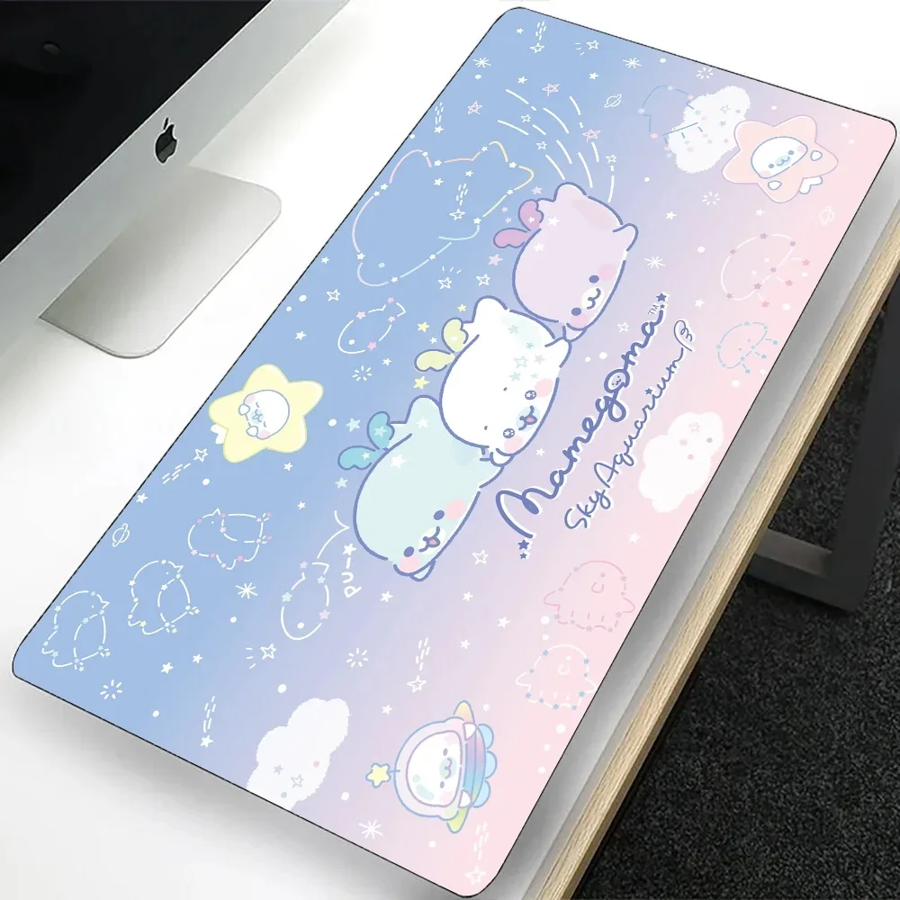 Милый большой игровой коврик для мыши Mamegoma компьютерный ПК геймер ноутбука