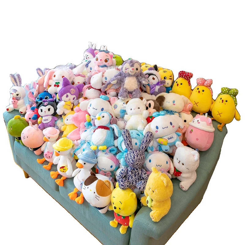 

1Pcs Sanrios Cinnamoroll My Melody Kuromi Model Toy Doll Many Styles Creative Plush Cartoon Anime Kawaii Children's Gifts Gift