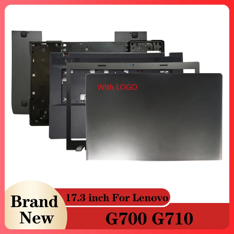 Новый чехол для ноутбука, задняя крышка ЖК-дисплея/Передняя панель/Упор для рук/Нижняя база/чехол для жесткого диска для Lenovo G700 G710, чехол для ноутбука