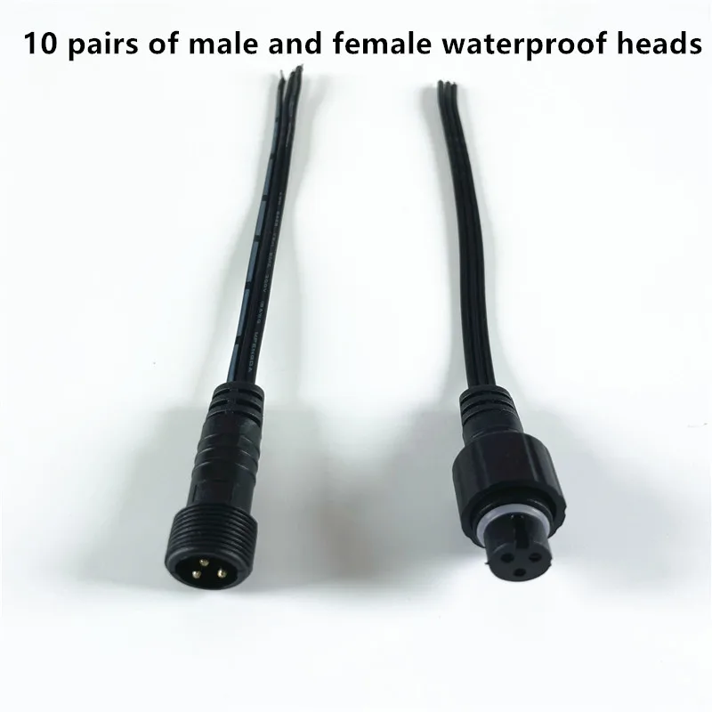 

Светодиодные пиксельные пули WS2811, черные, 12В, IP68, 50 шт.