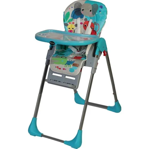 Multi-Function Wheel High Chair, 4 Stage, Turquoise, Baby, 2021, Trend, high chair, dining table,