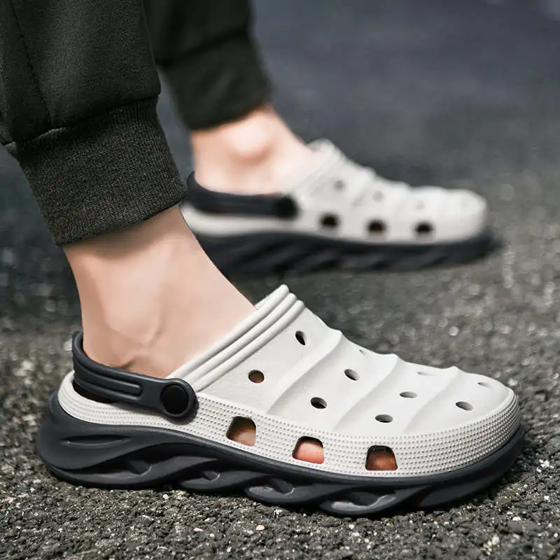 

Popular Goods 2023 Men's Beach Sneakers Size 50 Wedge Sandal International Brand Platform Slippers Recreation Shoes Men Tennis