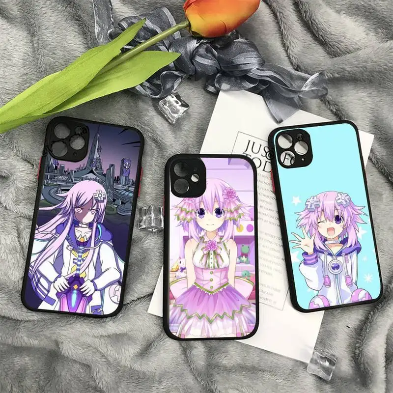 

Hyperdimension Neptunia Phone Case matte transparent For iphone 11 12 13 7 8 plus mini x xs xr pro max cover