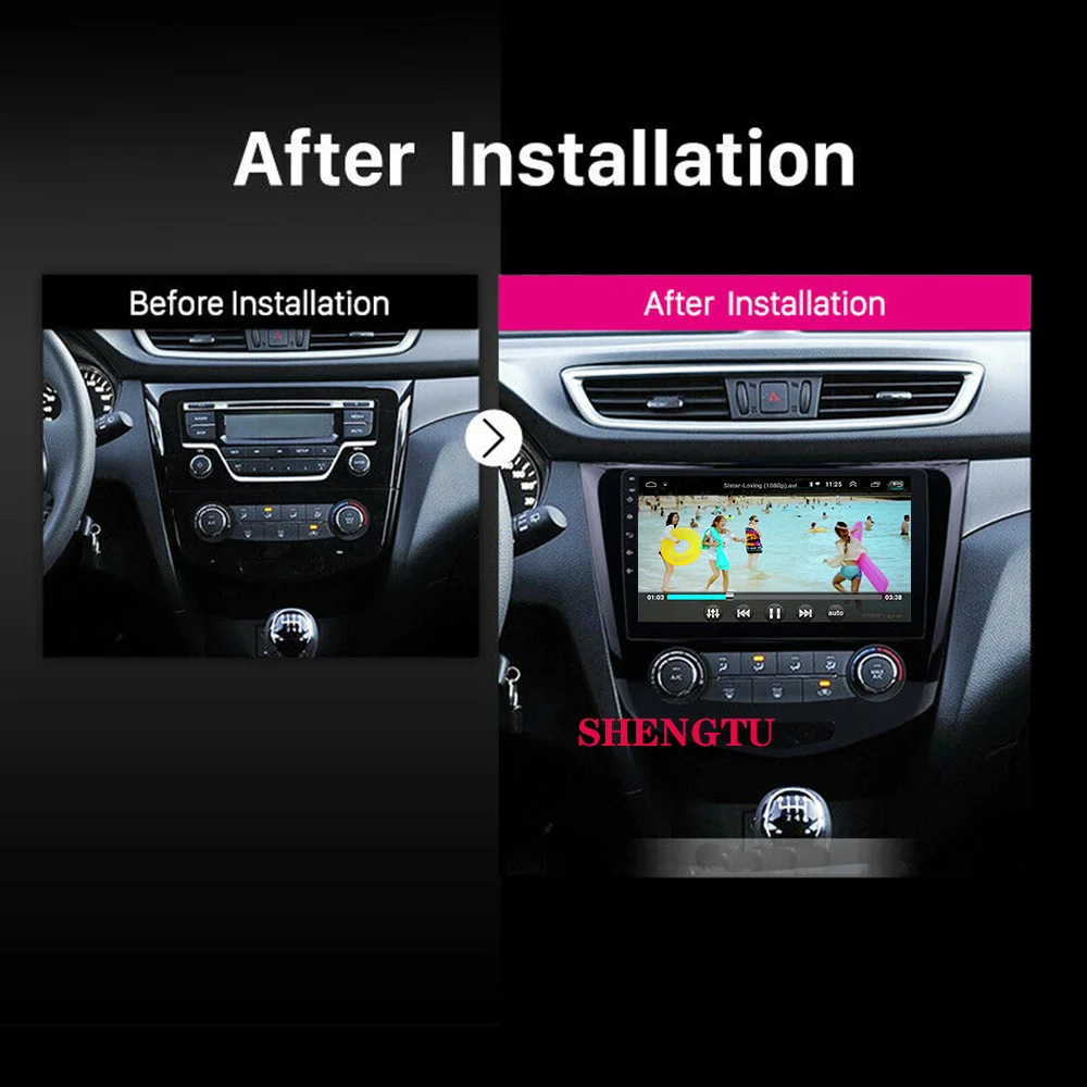 Автомагнитола Qashqai мультимедийный видеоплеер на Android 9 1 с GPS-навигацией для Nissan x