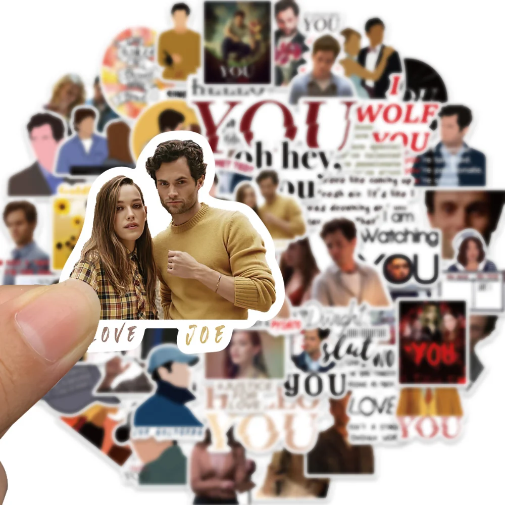 

52 шт., водонепроницаемые наклейки для ноутбука, холодильника, скейтборда, ноутбука