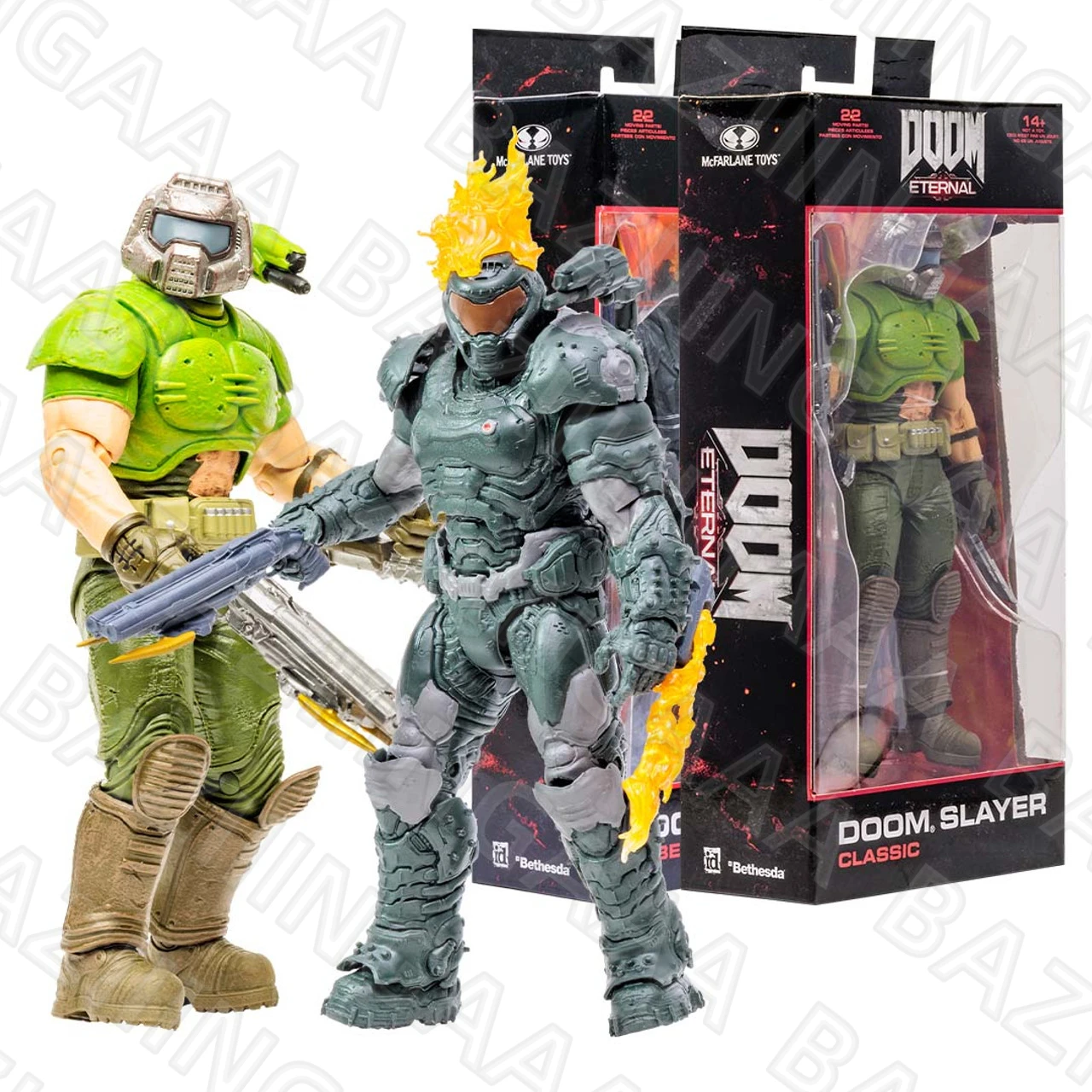 

McFarlane DC Doom Slayer, Классические эксклюзивные фигурки Slayer и Doom Slayer (2) 7 дюймов