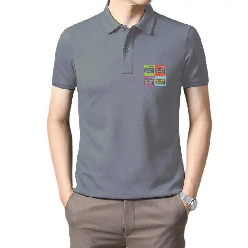 Golf wear men Lost Gods Pop Boombox Squares Mens Graphic  Harajuku Hip Hop  polo t shirt for men
