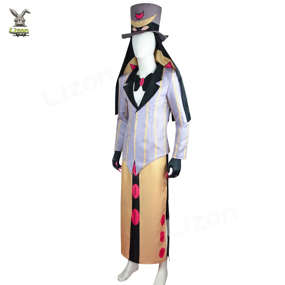 Аниме Sir Pentius костюмы для косплея шляпа галстук-бабочка брюки платье наряд мужчин