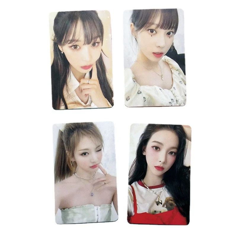 4 шт./компл. Kpop Aespa Lomo карты 2022 походные поздравления маленькая открытка