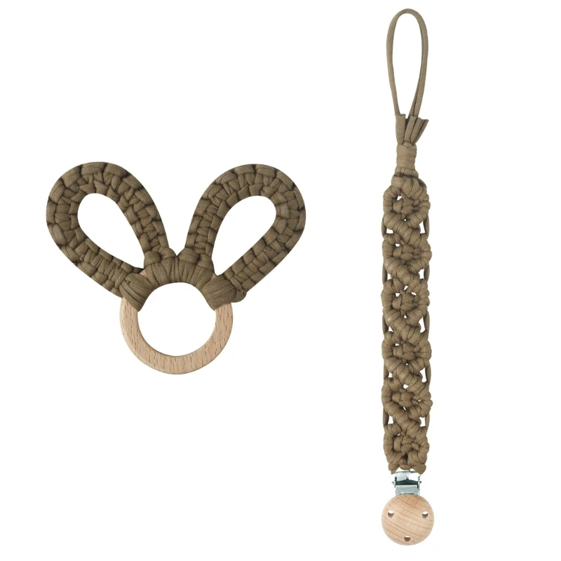 

2 шт., деревянные игрушки-прорезыватели для зубов