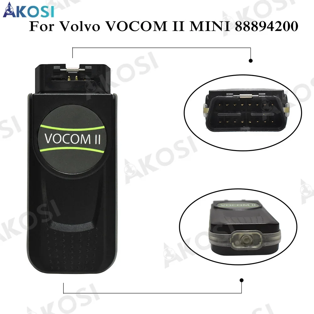Оригинал для VOCOM II mini 2 88894200 Vocom мини-грузовик автобус строительный экскаватор