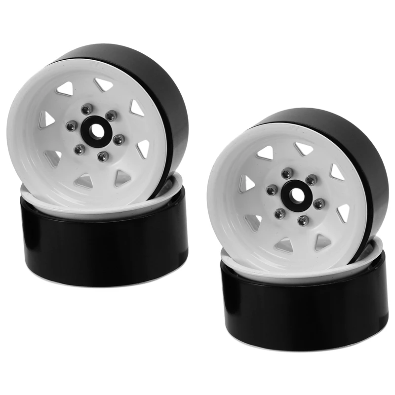 

FBIL-4PCS металлический Beadlock 1,9 Ступица колеса с треугольным отверстием для 1/10 RC Crawler Car Traxxas TRX4 D90 Axial SCX10