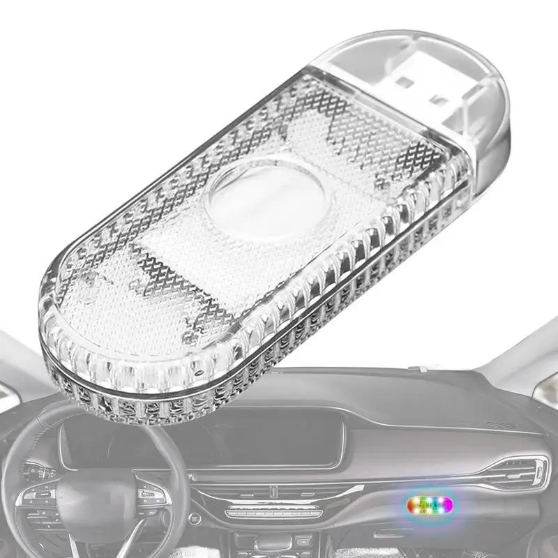 

Car Lights USB Car Interior Lights With USB Charging Port Auto Decor Ambient Light For Car Door Bedside Car Roof Storage Box