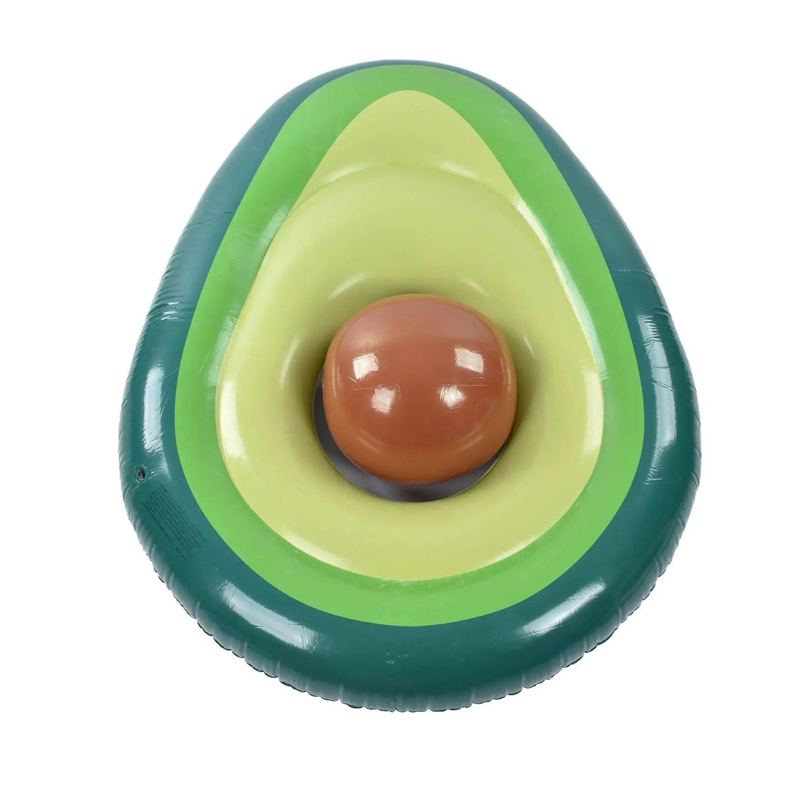 Нетоксичный поплавок для бассейна с авокадо — веселый шезлонг занятий водными