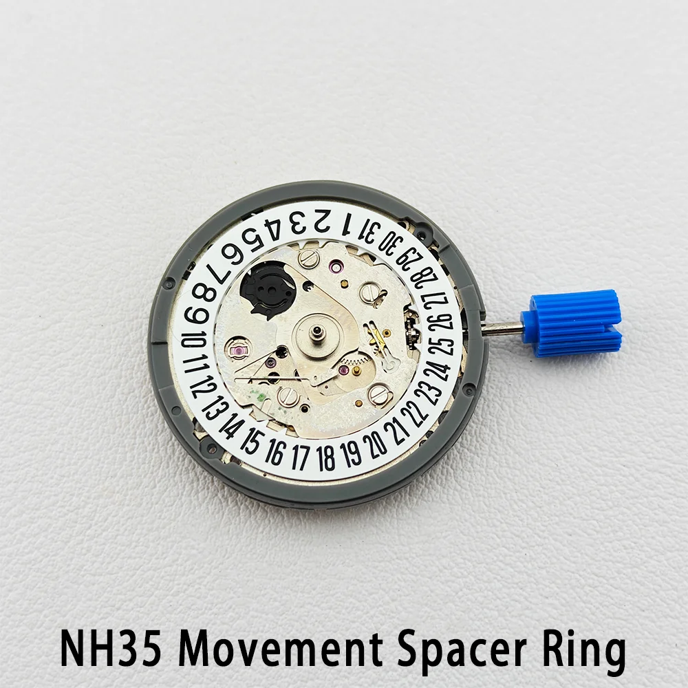 Фото Проставочное кольцо для механизма NH35, подходит для NH38 NH39 NH35 NH36 NH70 NH71 NH72, фиксированный механизм для ремонта часового механизма №5