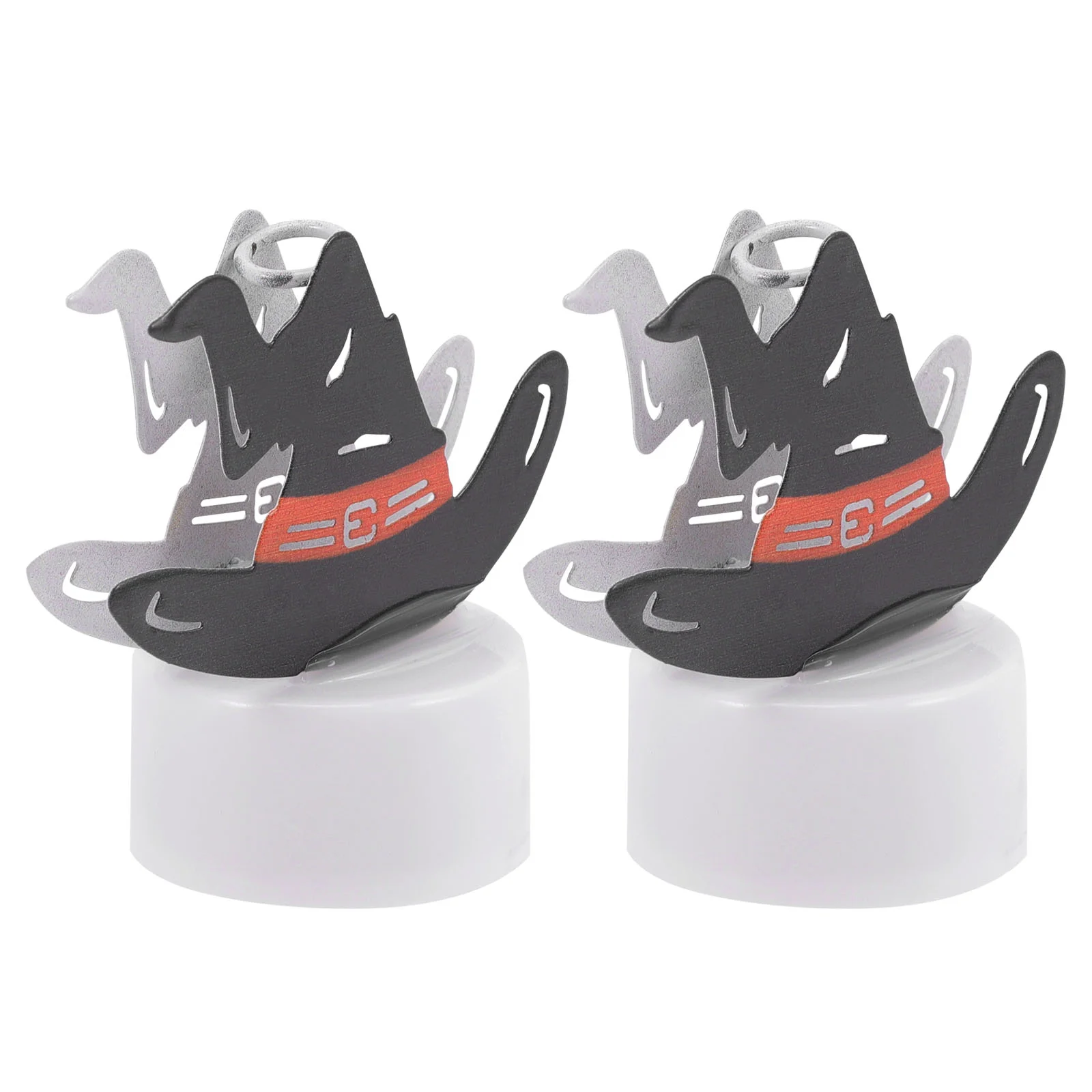 

2 Pcs Halloween Tealight Home Flameless Decoration Dining Room Table Lamp Party Indoor Supplies