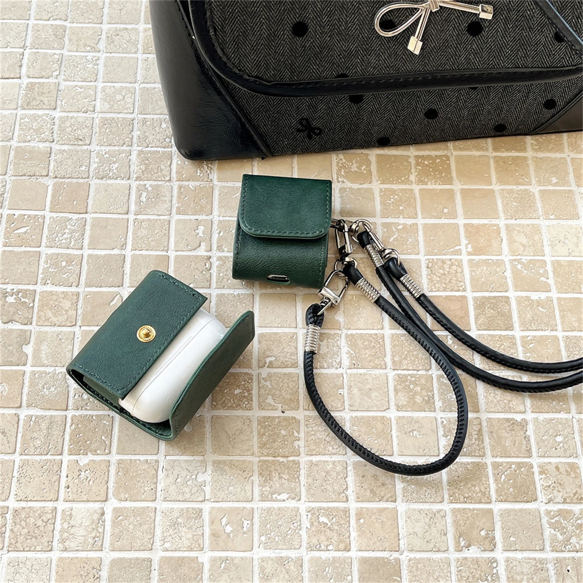 Кожаный чехол для Apple Airpod Pro 1-го 2-го 3-го поколения Bluetooth наушники