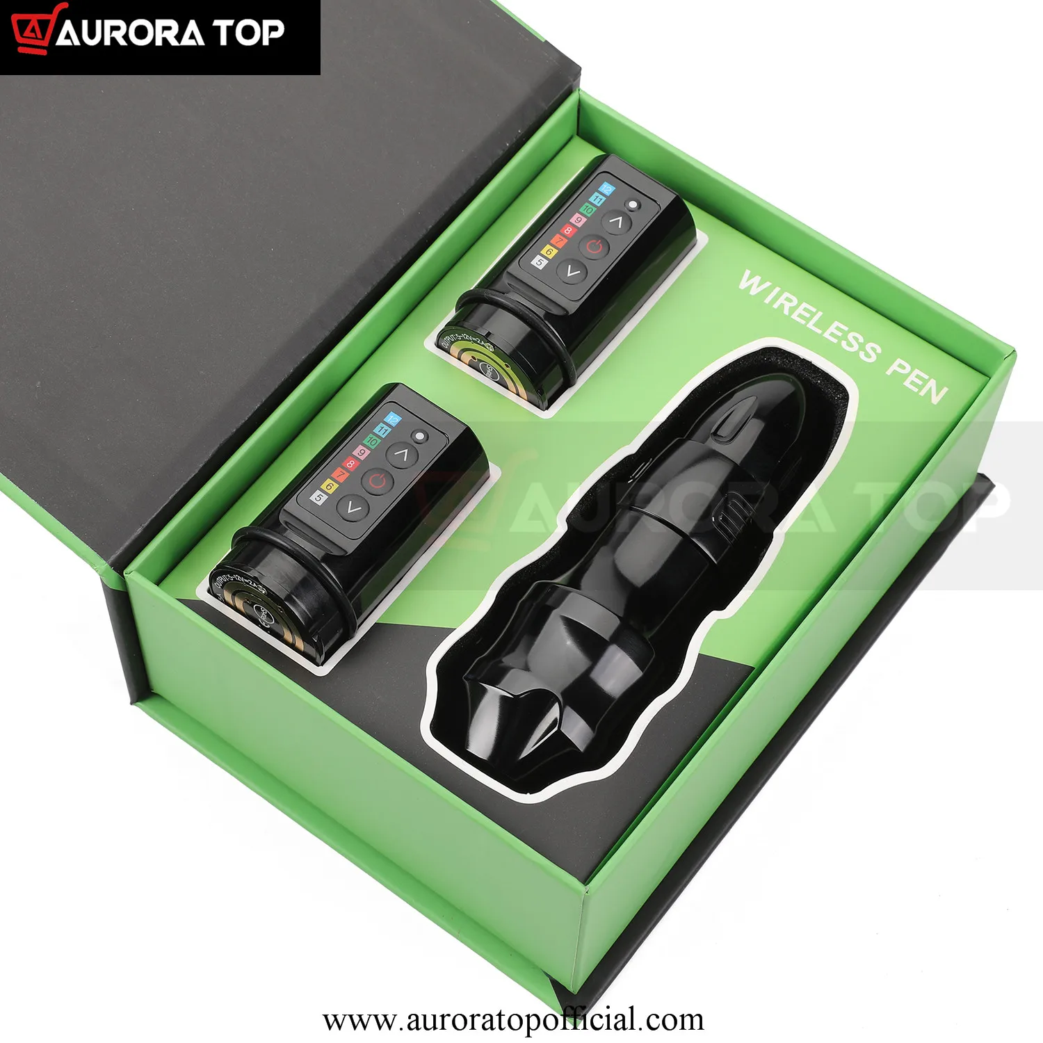 Машинка для татуировок EXO с 2 аккумуляторами мощный мотор без сердечника литиевая