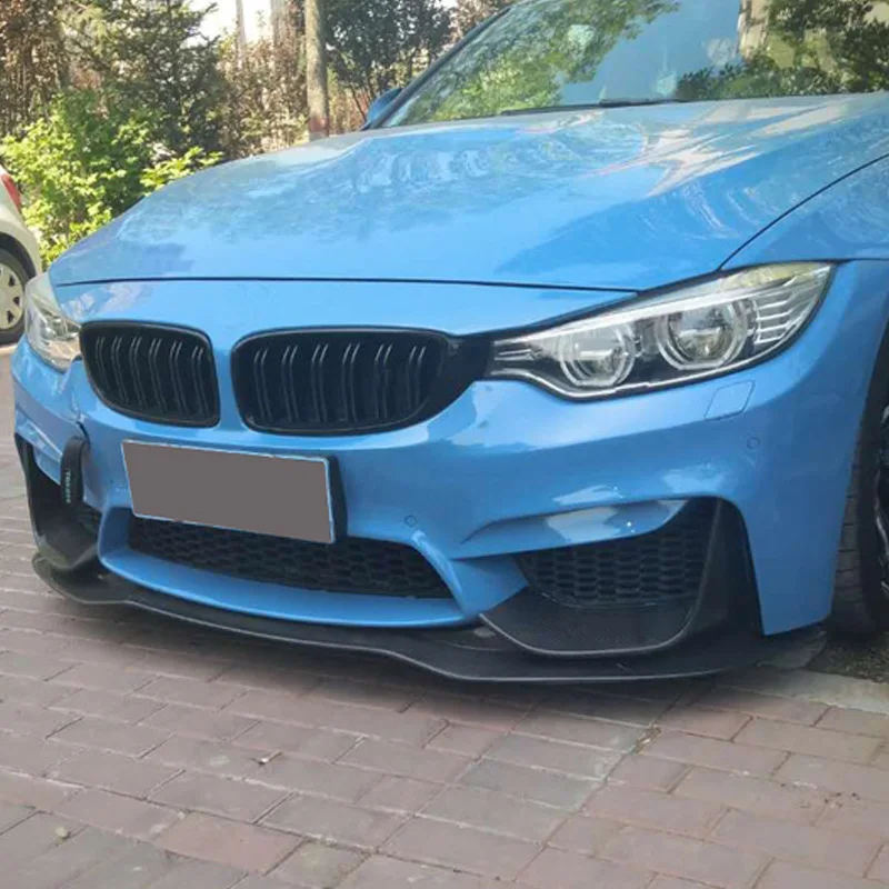 PSM стиль автомобильный бампер из углеродного волокна передний спойлер для губ