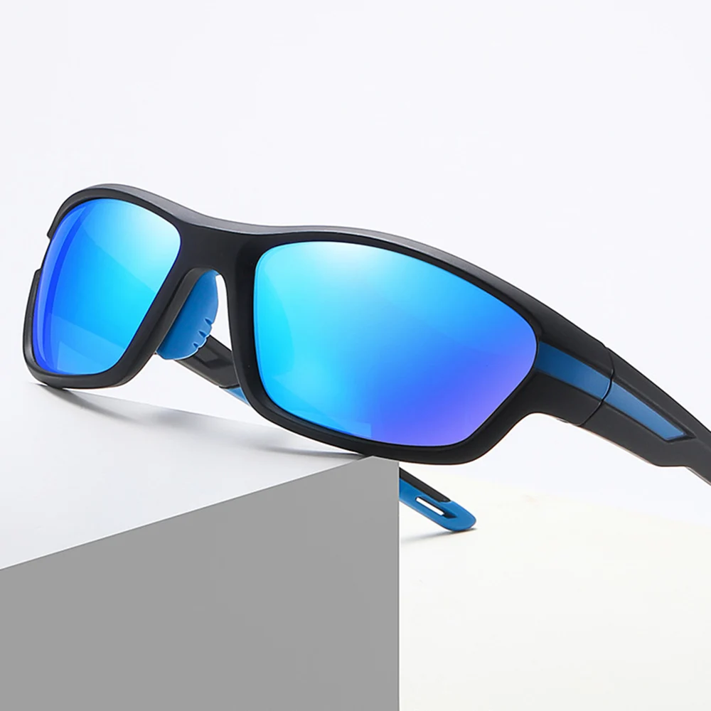 

Fashion Sports 6 Color Lenses TR90 Sun Glasses Polarized Mirror Sunglasses Custom Made Myopia Minus Prescription Lens -1 to -6