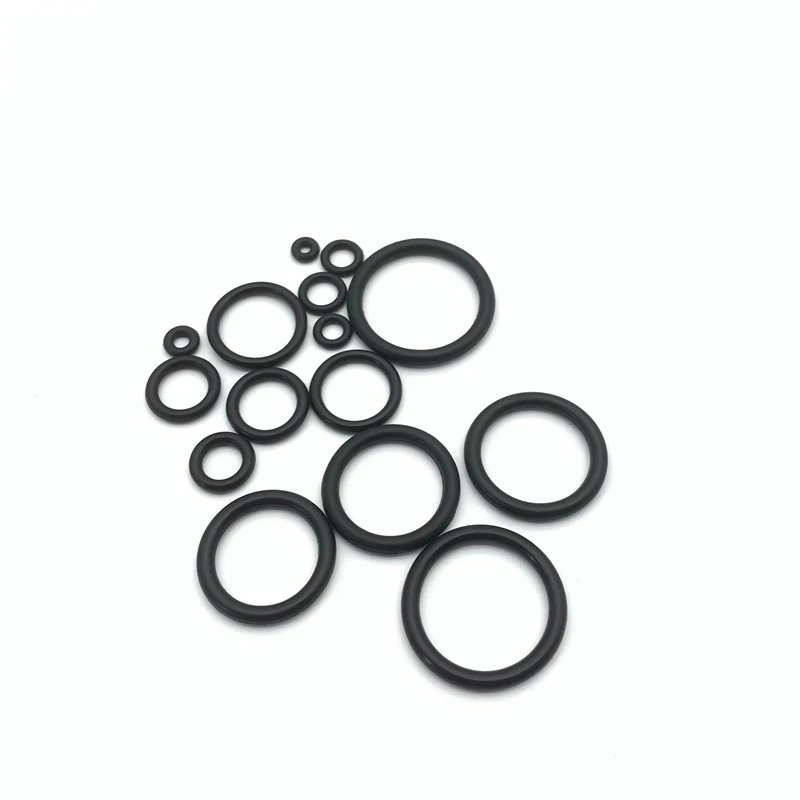 200 шт./кор. уплотнительные кольца резиновые шайбы ассортимент черные набор