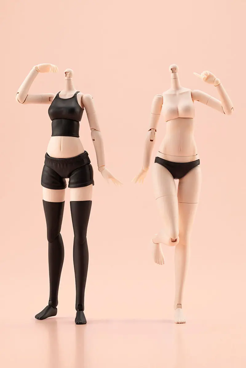 Фото Сборная модель Kotobukiya Sousai Shojo JK078, размер S, цвет кожи тела C, подвижная фигурка для взрослых коллекционеров аниме №2
