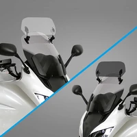 motorcycle windshield airflow adjustable windscreen extension wind deflector for kawasaki zzr600 ninja zx 6r zx 10r 650 abs