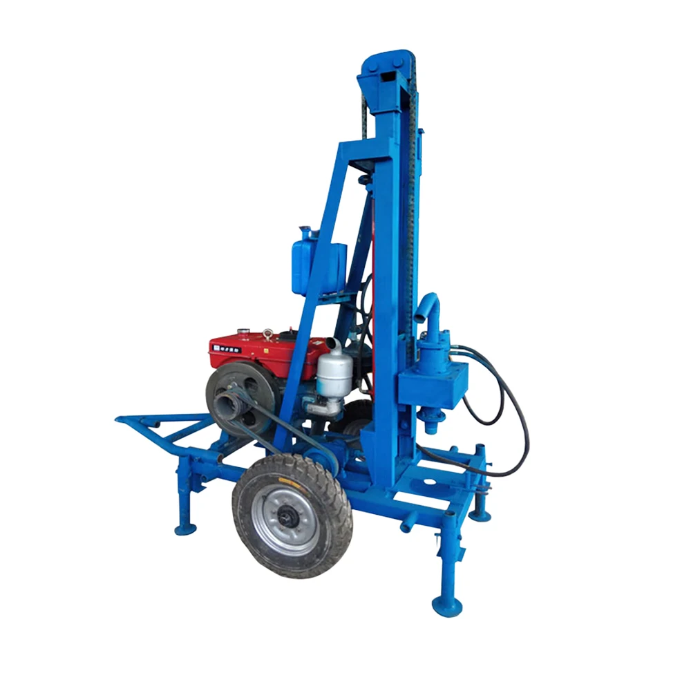

Yugong 100 M Deep Portable Diesel Water Drilling Machine Water Well Drilling Rig With Drill Stems