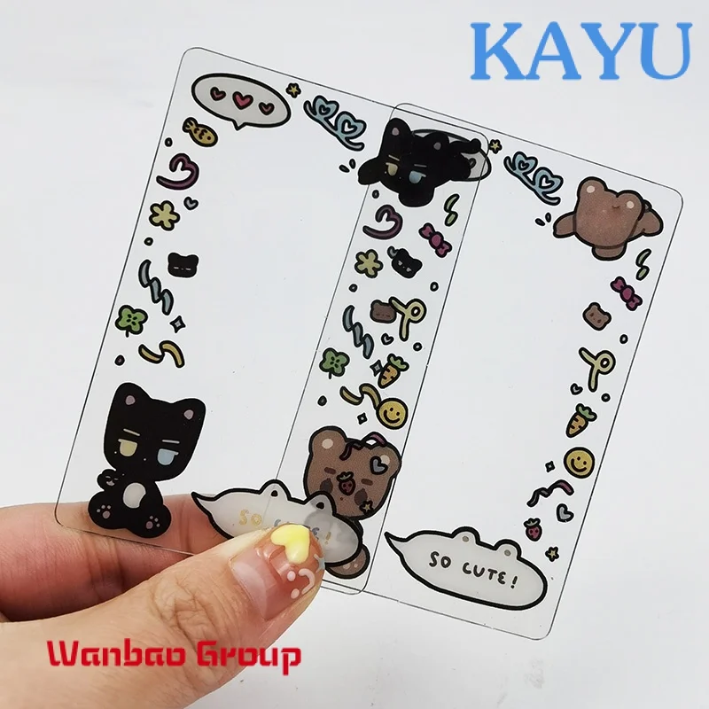 High quality Custom bangtan double sided color postcard kpop holographic Kpop photocards for collection