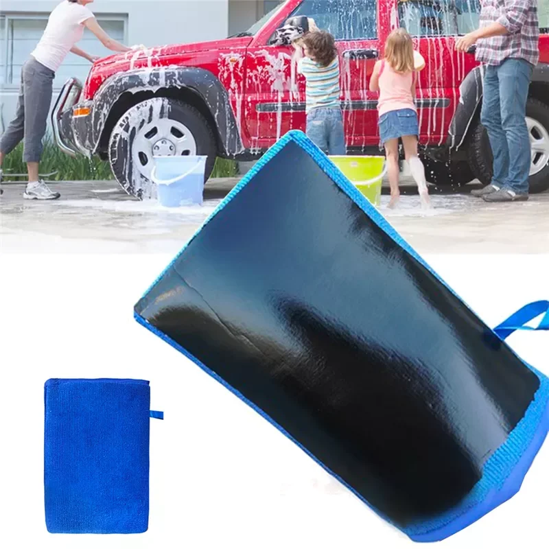 

Car Premium Clay Mitt Glove for Detailing Polish Clay Bar Reusable Blue 5.7*8.7"